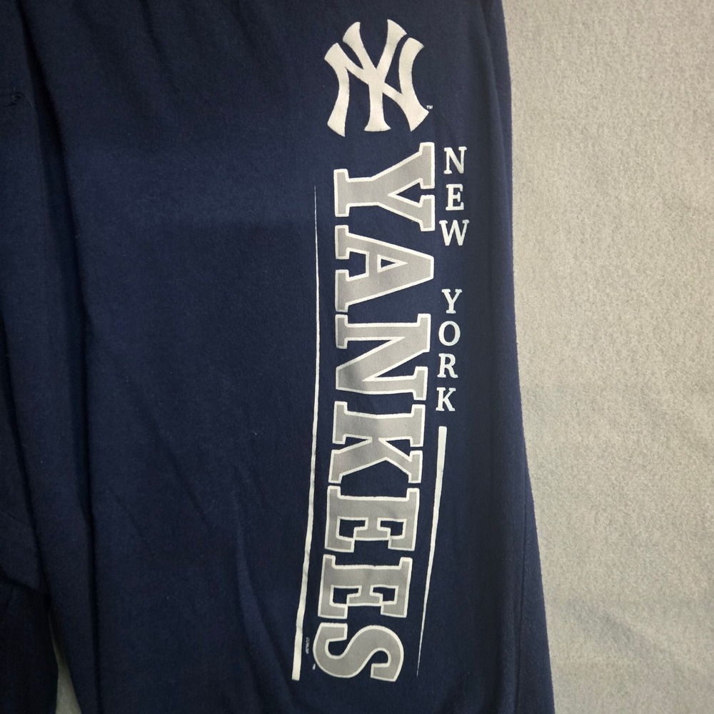 New York Yankees Pajama Pants Navy Blue MLB Lounge Sleepwear Mens XL